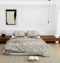 Wonderland 108" x 108" Cotton King Size Bedsheet Set with 2 Pillow Covers