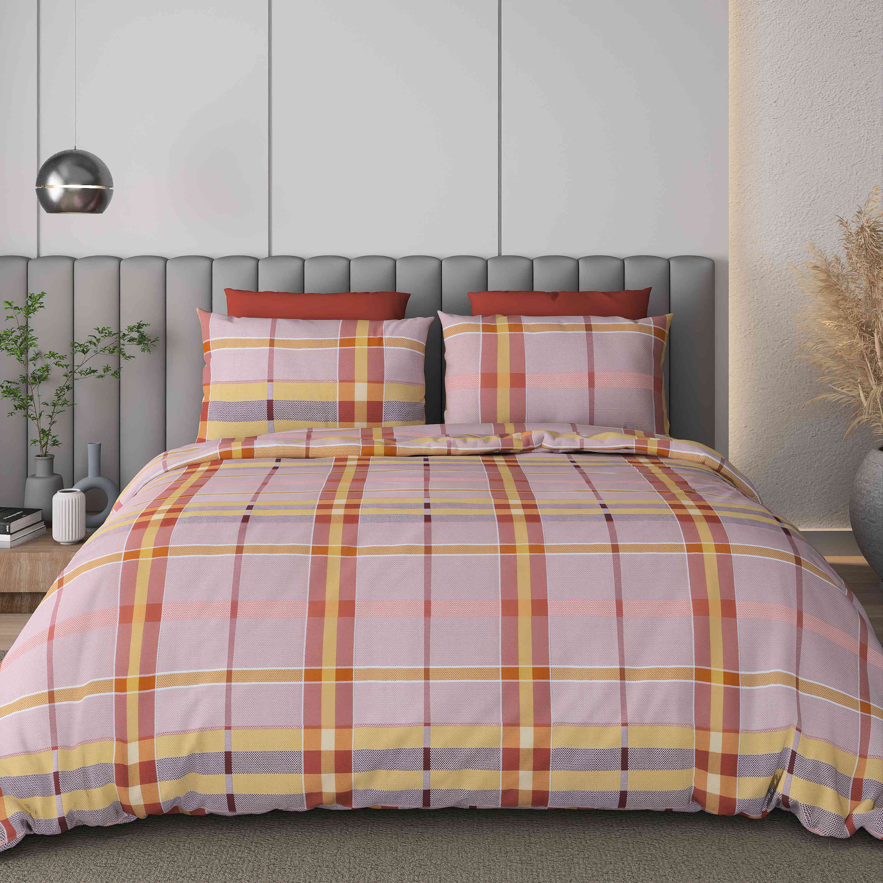 Black Jack Pink Edition 108" x 108" Cotton King Size Bedsheet Set with 2 Pillow Covers