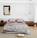 Wonderland 108" x 108" Cotton King Size Bedsheet Set with 2 Pillow Covers