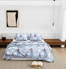 Wonderland 108" x 108" Cotton King Size Bedsheet Set with 2 Pillow Covers