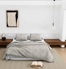 Wonderland 108" x 108" Cotton King Size Bedsheet Set with 2 Pillow Covers