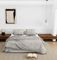 Wonderland 108" x 108" Cotton King Size Bedsheet Set with 2 Pillow Covers