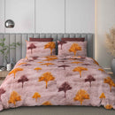 Black Jack Pink Tree Edition 108" x 108" Cotton King Size Bedsheet Set with 2 Pillow Covers