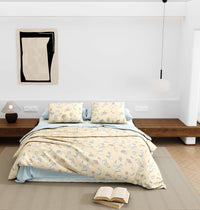 Wonderland 108" x 108" Cotton King Size Bedsheet Set with 2 Pillow Covers