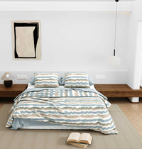 Wonderland 108" x 108" Cotton King Size Bedsheet Set with 2 Pillow Covers