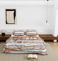 Wonderland 108" x 108" Cotton King Size Bedsheet Set with 2 Pillow Covers