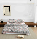 Wonderland 108" x 108" Cotton King Size Bedsheet Set with 2 Pillow Covers