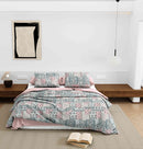 Wonderland 108" x 108" Cotton King Size Bedsheet Set with 2 Pillow Covers