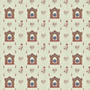 Rang Mahal 108" x 108" Cotton Bedsheet Set with 2 Pillow Covers – Royal Peacock Jharokha