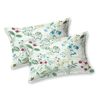 Checkmate Cotton Double Bedsheet with 2 Pillow Covers Soft, Breathable & Premium Printed Design Color Green