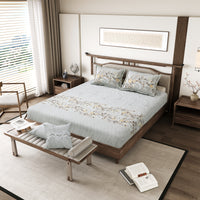 The One & Only 108" x 108" Cotton King Size Bedsheet Set with 2 Pillow Covers