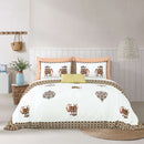 Hivdo 108" x 108" Cotton King Size Bedsheet Set with 2 Pillow Covers