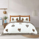 Hivdo 108" x 108" Cotton King Size Bedsheet Set with 2 Pillow Covers