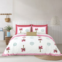 Hivdo 108" x 108" Cotton King Size Bedsheet Set with 2 Pillow Covers