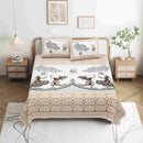 Chitra Kala 100% Cotton Elegant Tree & Bird Pattern Bedsheet Set Size (90×108)