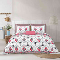 Hivdo 108" x 108" Cotton King Size Bedsheet Set with 2 Pillow Covers