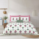 Hivdo 108" x 108" Cotton King Size Bedsheet Set with 2 Pillow Covers