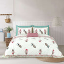 Hivdo 108" x 108" Cotton King Size Bedsheet Set with 2 Pillow Covers