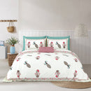 Hivdo 108" x 108" Cotton King Size Bedsheet Set with 2 Pillow Covers