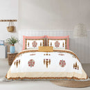 Hivdo 108" x 108" Cotton King Size Bedsheet Set with 2 Pillow Covers