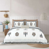 Hivdo 108" x 108" Cotton King Size Bedsheet Set with 2 Pillow Covers